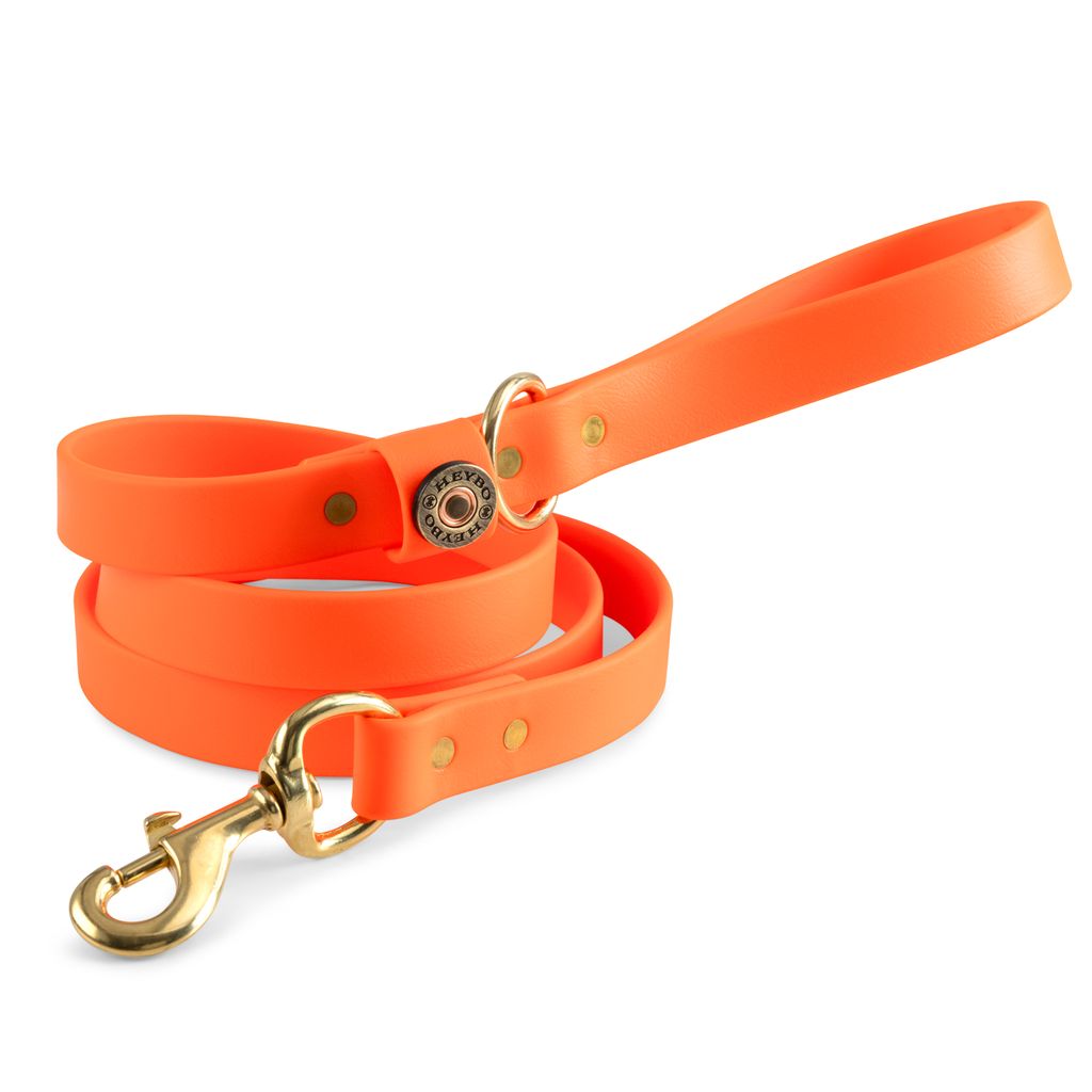 Biothane Dog Leash - Blaze Orange – Heybo Outdoors