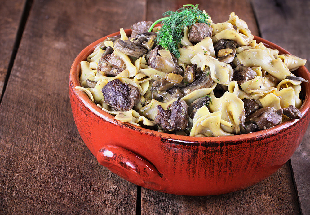 Homemade Venison Stroganoff