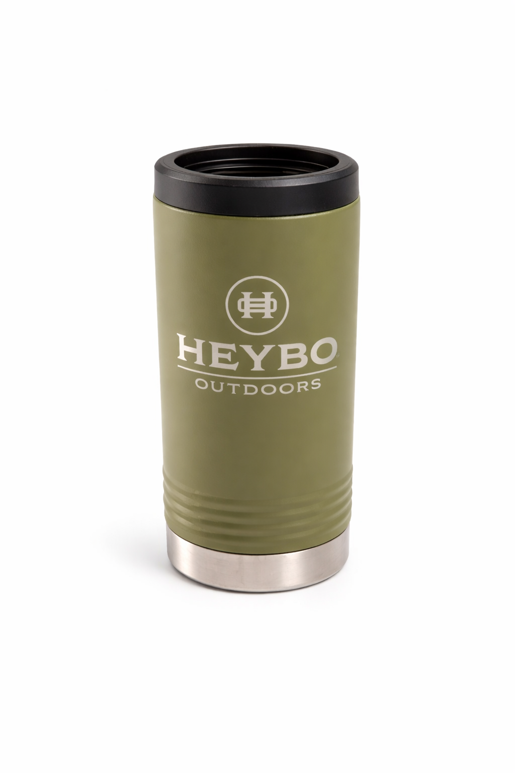 12 oz. Slim Can Cooler: Olive