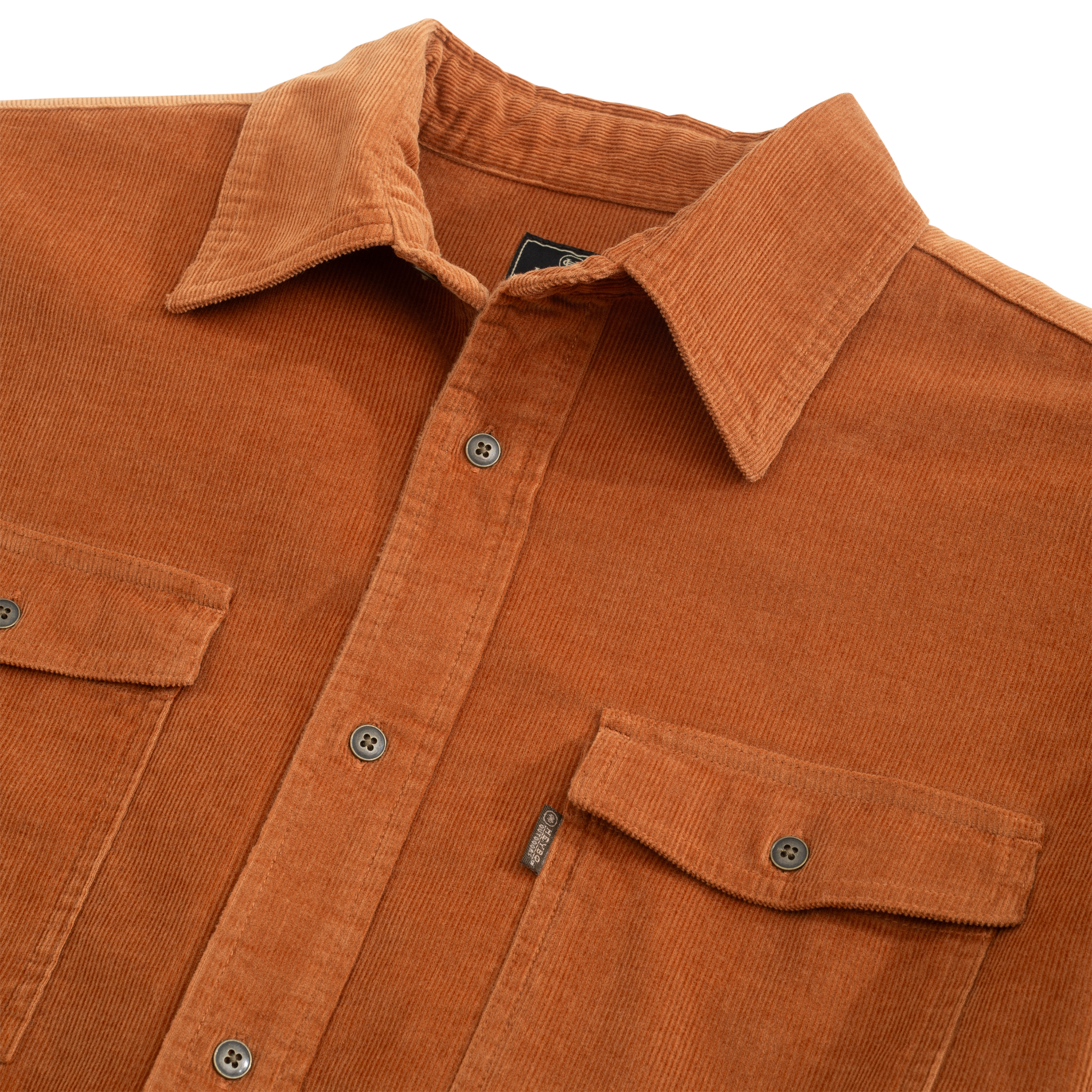 Darden Corduroy Shirt: Rust
