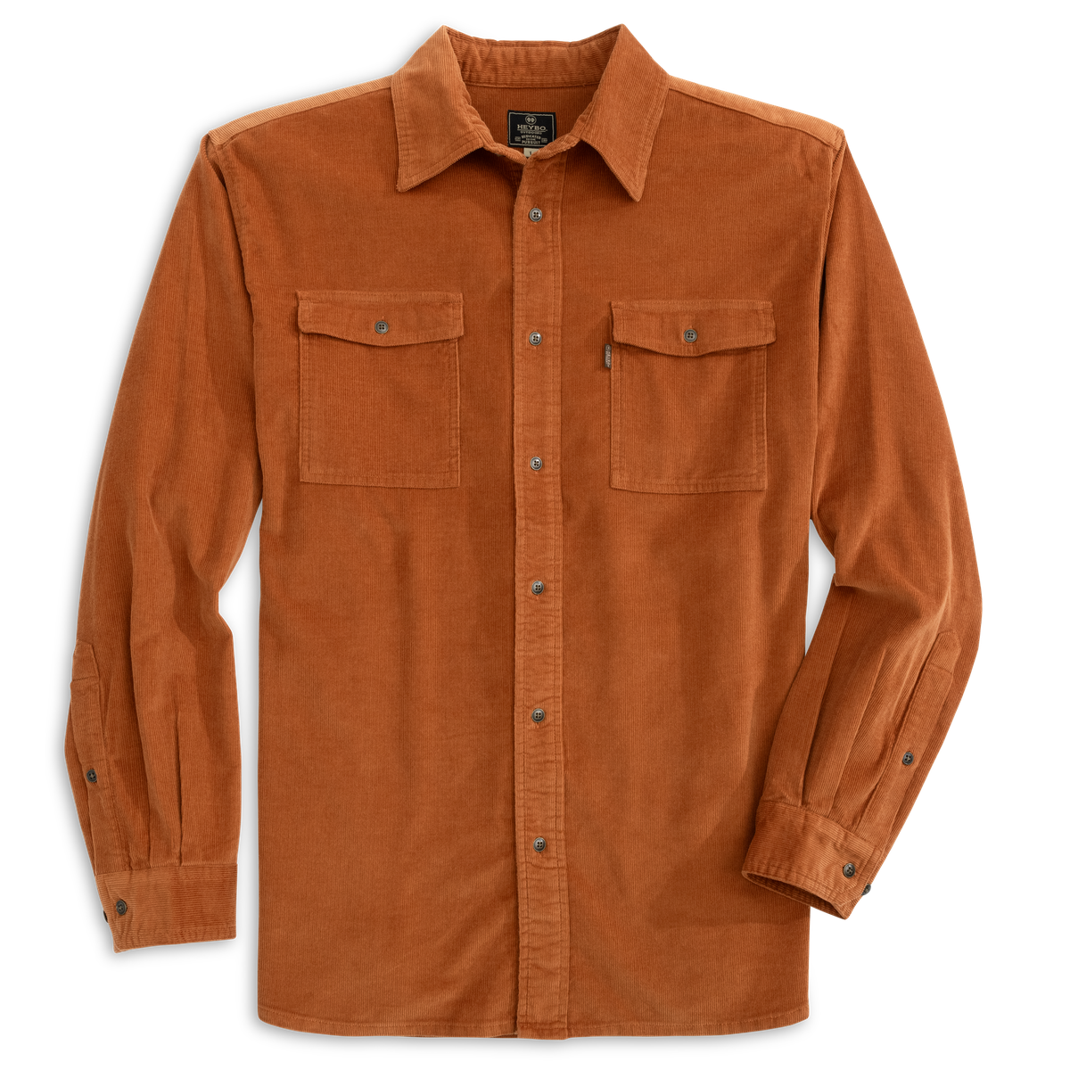 Darden Corduroy Shirt: Rust