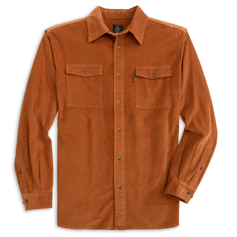 Darden Corduroy Shirt: Rust