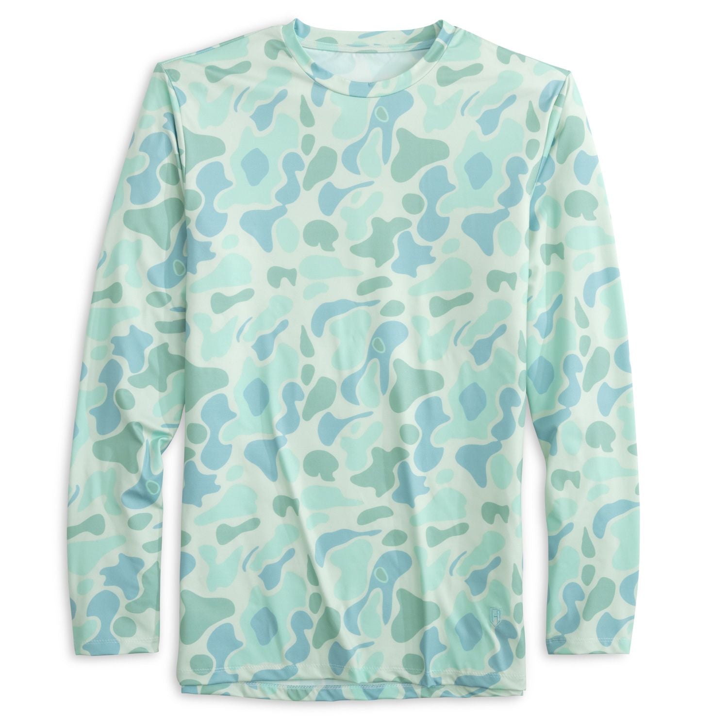 Oceanside Crewneck: Heybo Traditions Camo Green