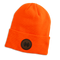 Leather Patch Beanie: Blaze Orange csp-variant-img