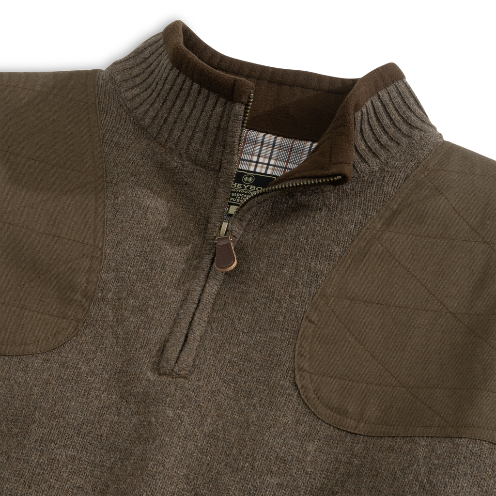 Uplander 1/4 Zip: Brown