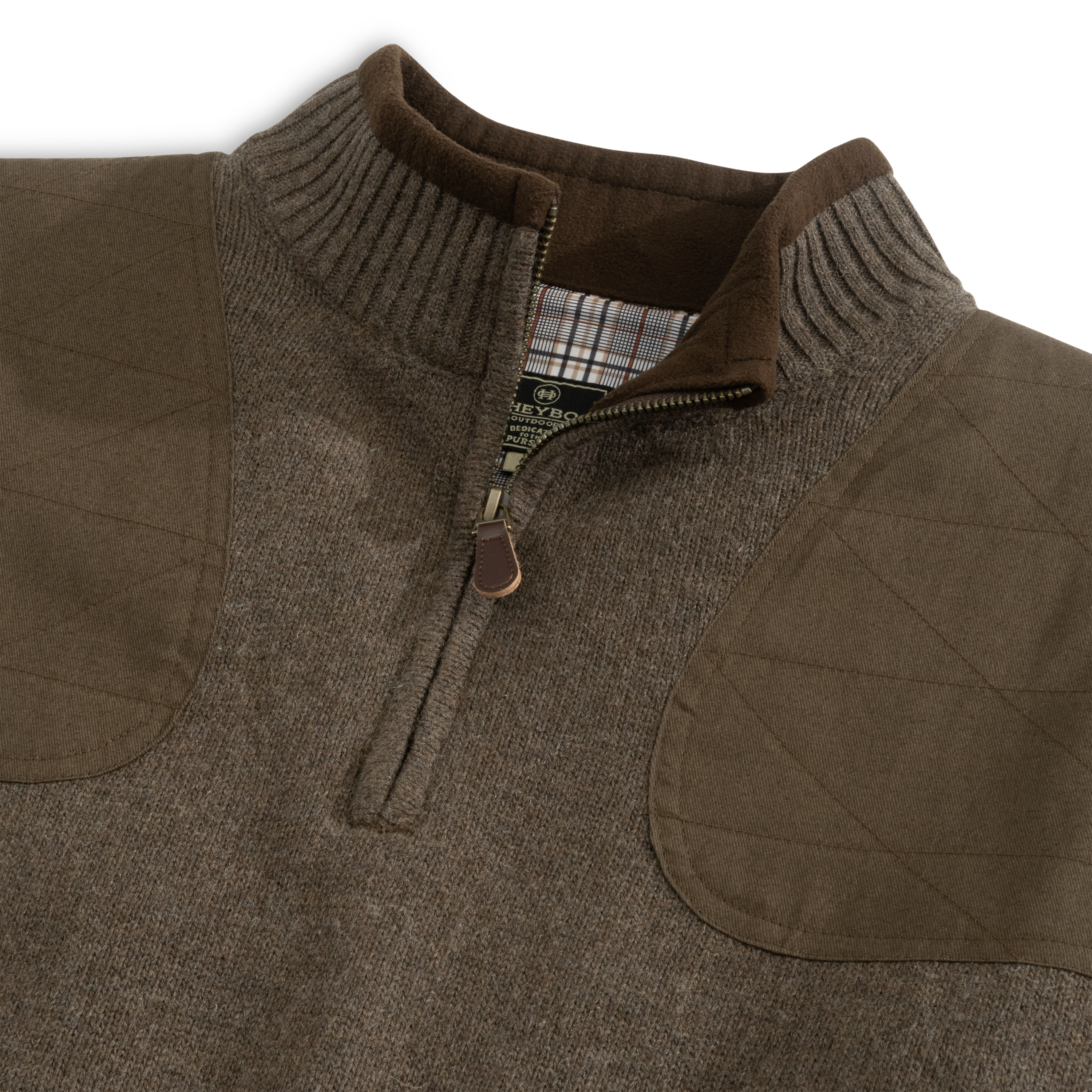 Uplander 1/4 Zip: Brown