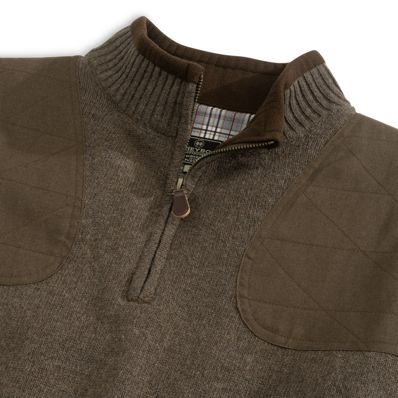 Uplander 1/4 Zip: Brown