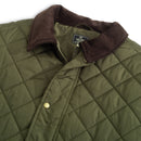 Evans Quilted Jacket: Olive