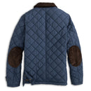 Evans Quilted Jacket: Navy