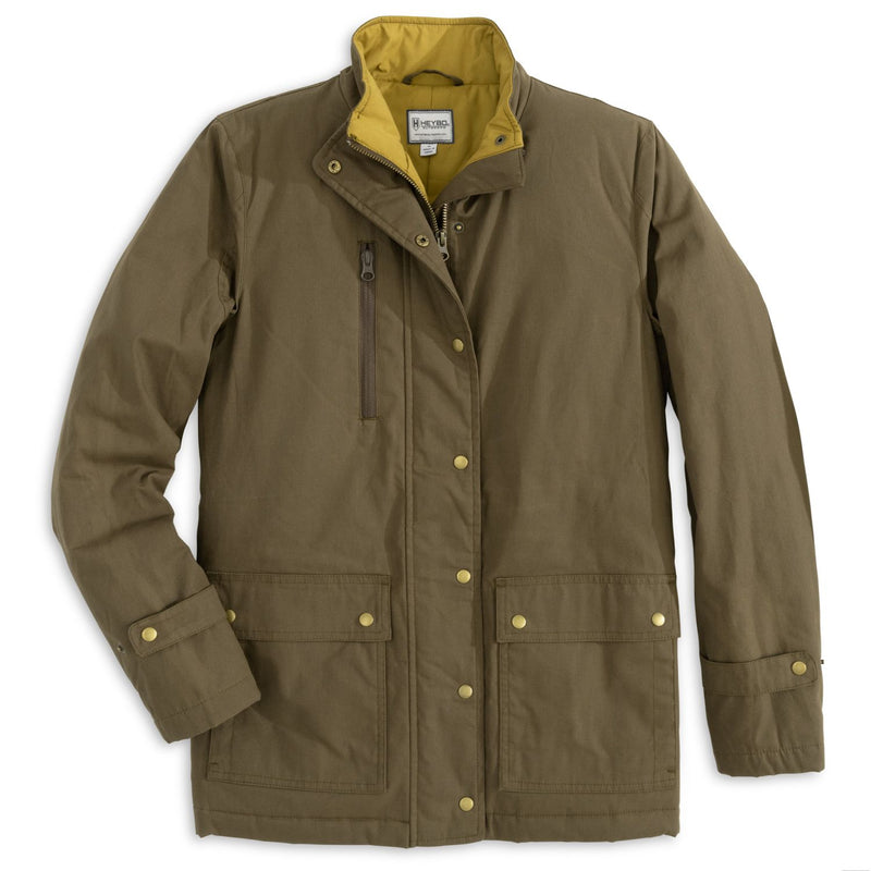 Moorland Waxed Jacket: Olive