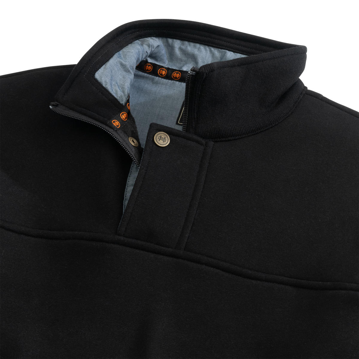 Sportsmans 1/4 Zip: Black