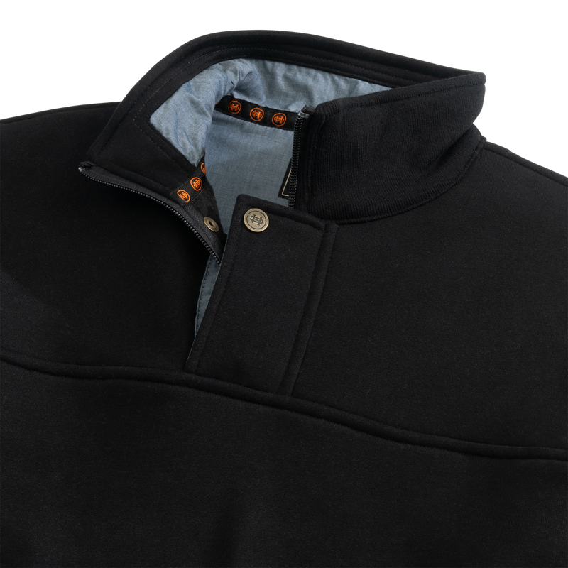 Sportsmans 1/4 Zip: Black