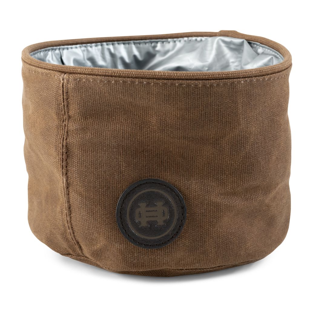 Waxed Collapsible Dog Bowl