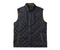 Warner Quilted Vest: Black