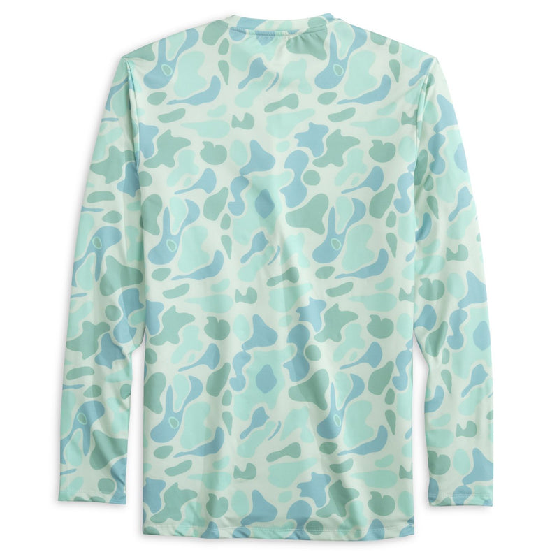 Oceanside Crewneck: Heybo Traditions Camo Green