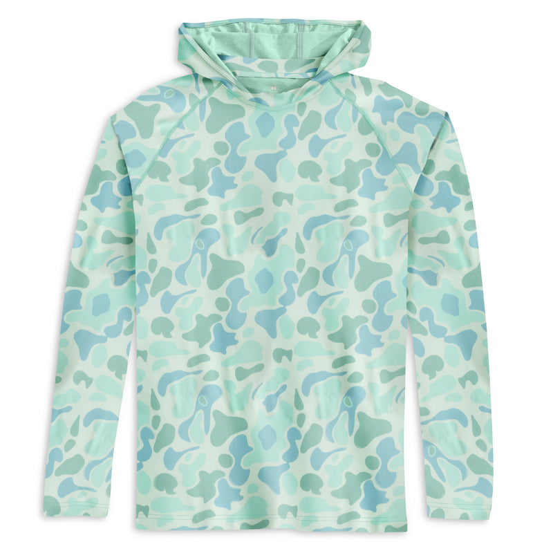 Oceanside Hoodie: Heybo Traditions Camo Green