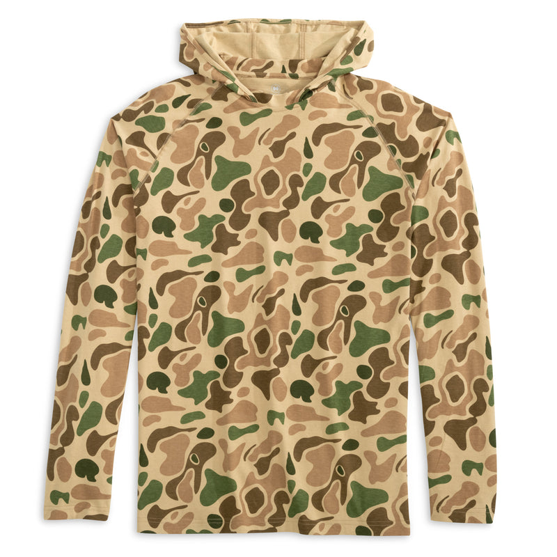 Oceanside Hoodie: Heybo Traditions Camo Brown