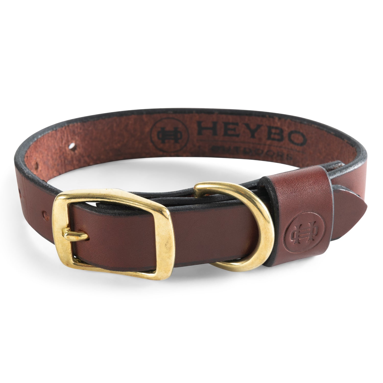 Leather Dog Collar - Brown