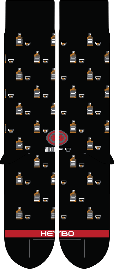 Heybo Sock: Bourbon Glasses