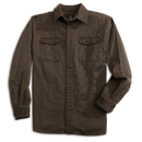 Keel Antique Cotton Button Down: Brown