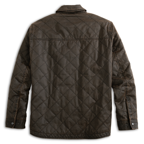 Keel Antique Cotton Jac Shirt Jacket: Brown