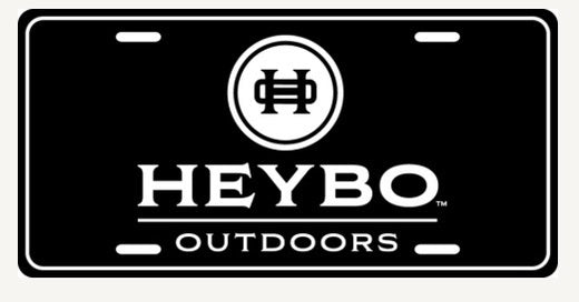 Heybo License Plate