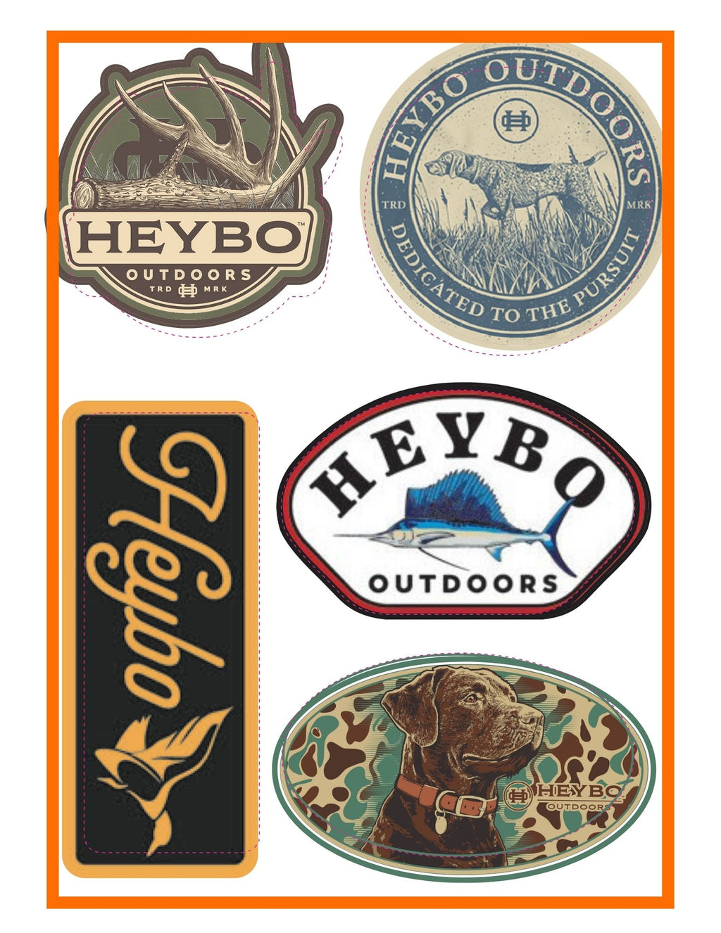 Heybo Sticker Set