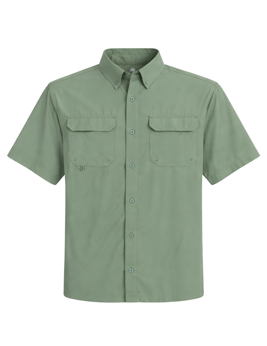 The Beaufort Short Sleeve: Bay Green