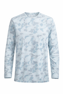 Oceanside Crew Neck: Heybo Traditions Camo Blue