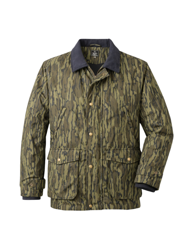 Timbers Waxed Jacket: Mossy Oak Bottomland