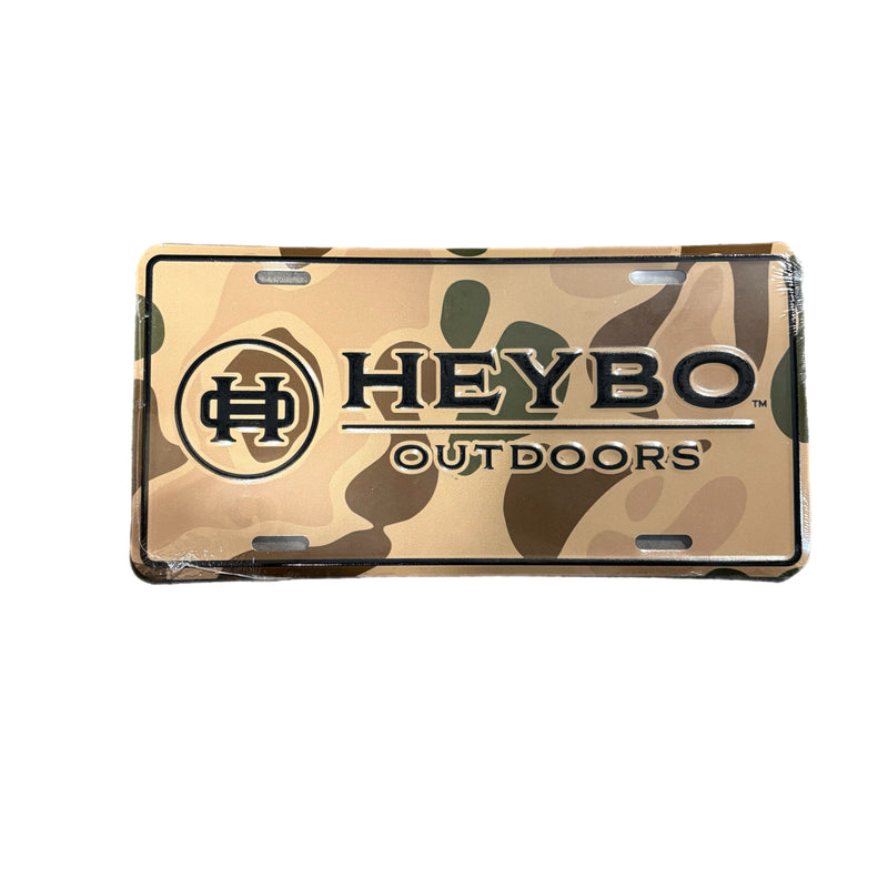 Heybo License Plate: Traditions Camo