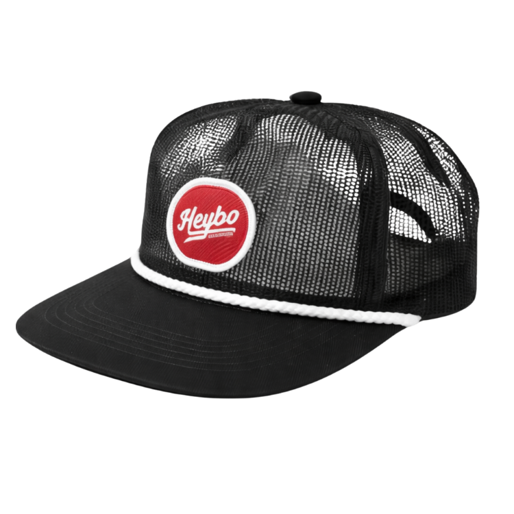 Vintage Label Full Mesh Rope Hat