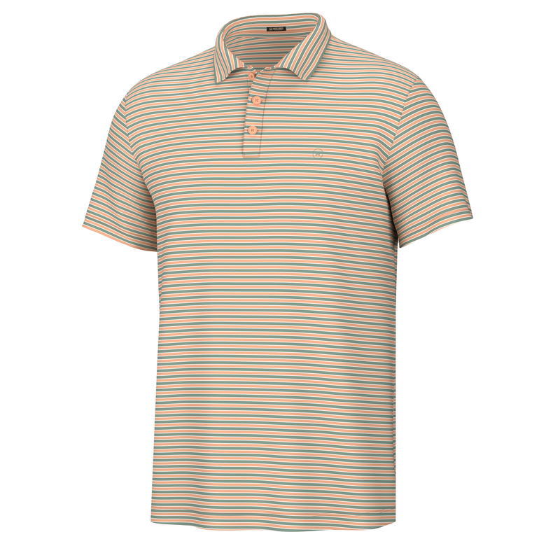 Intercoastal Polo: Coral/Mallard