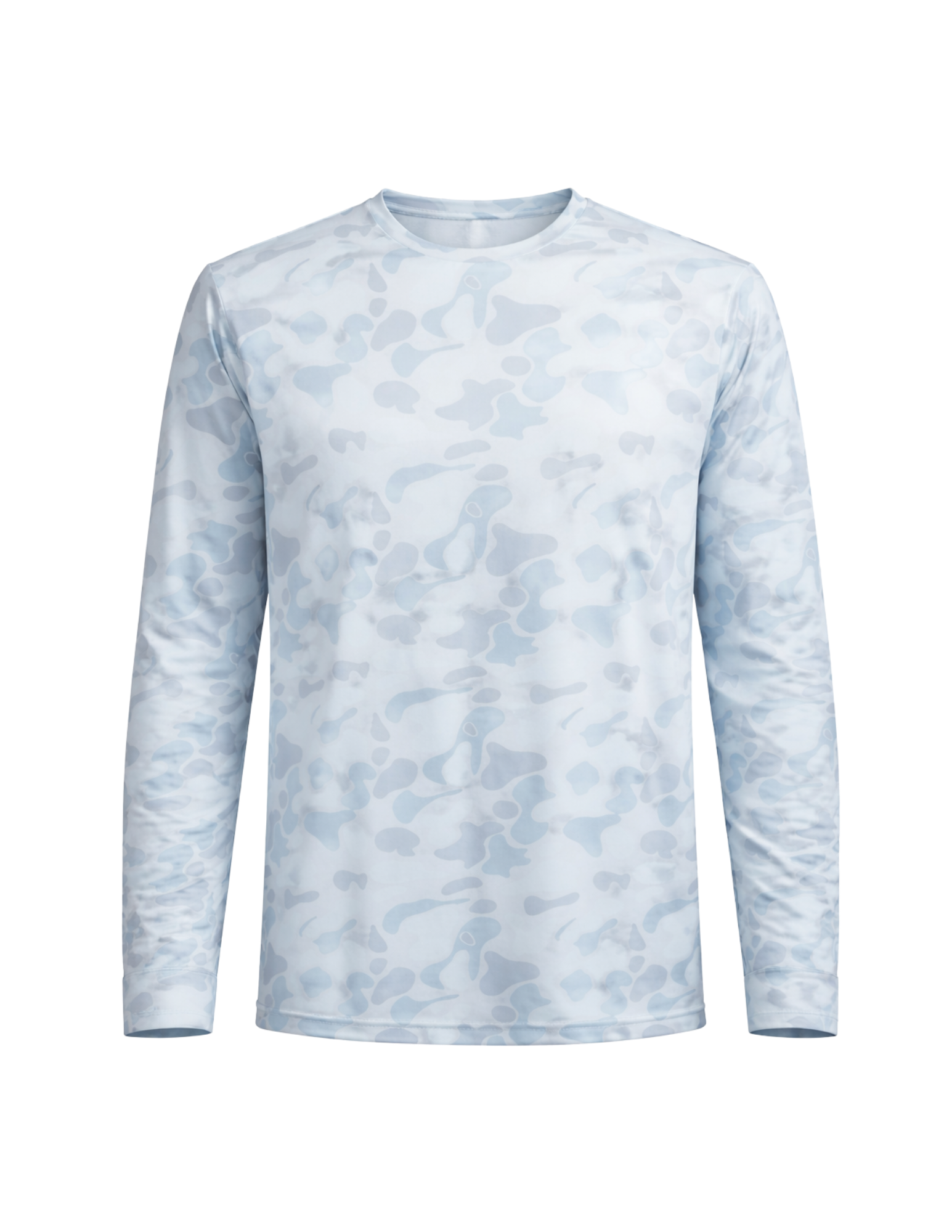 Oceanside Crew Neck: Heybo Traditions Camo Blue