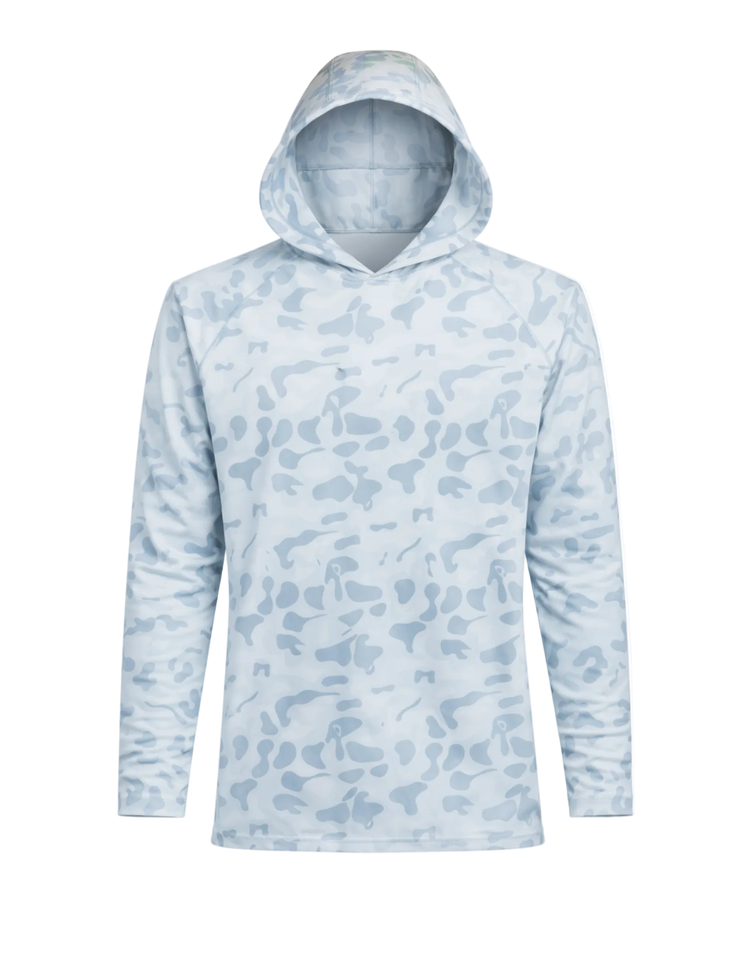 Oceanside Hoodie: Heybo Traditions Camo Blue
