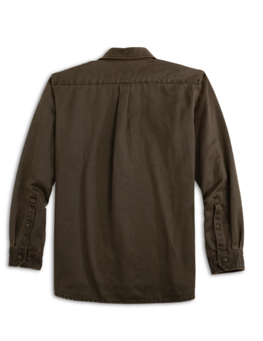 Keel Antique Cotton Button Down: Brown