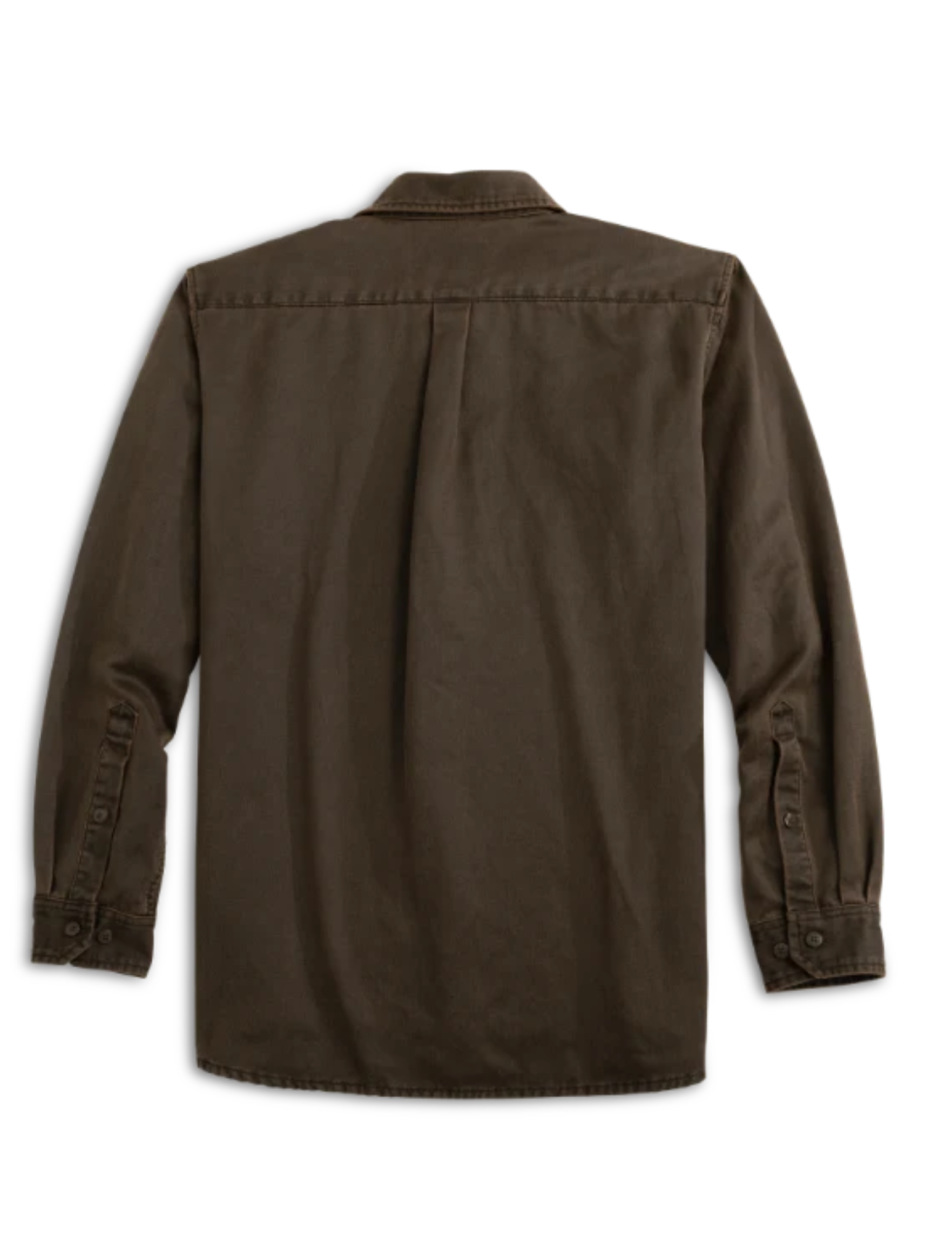 Keel Antique Cotton Button Down: Brown