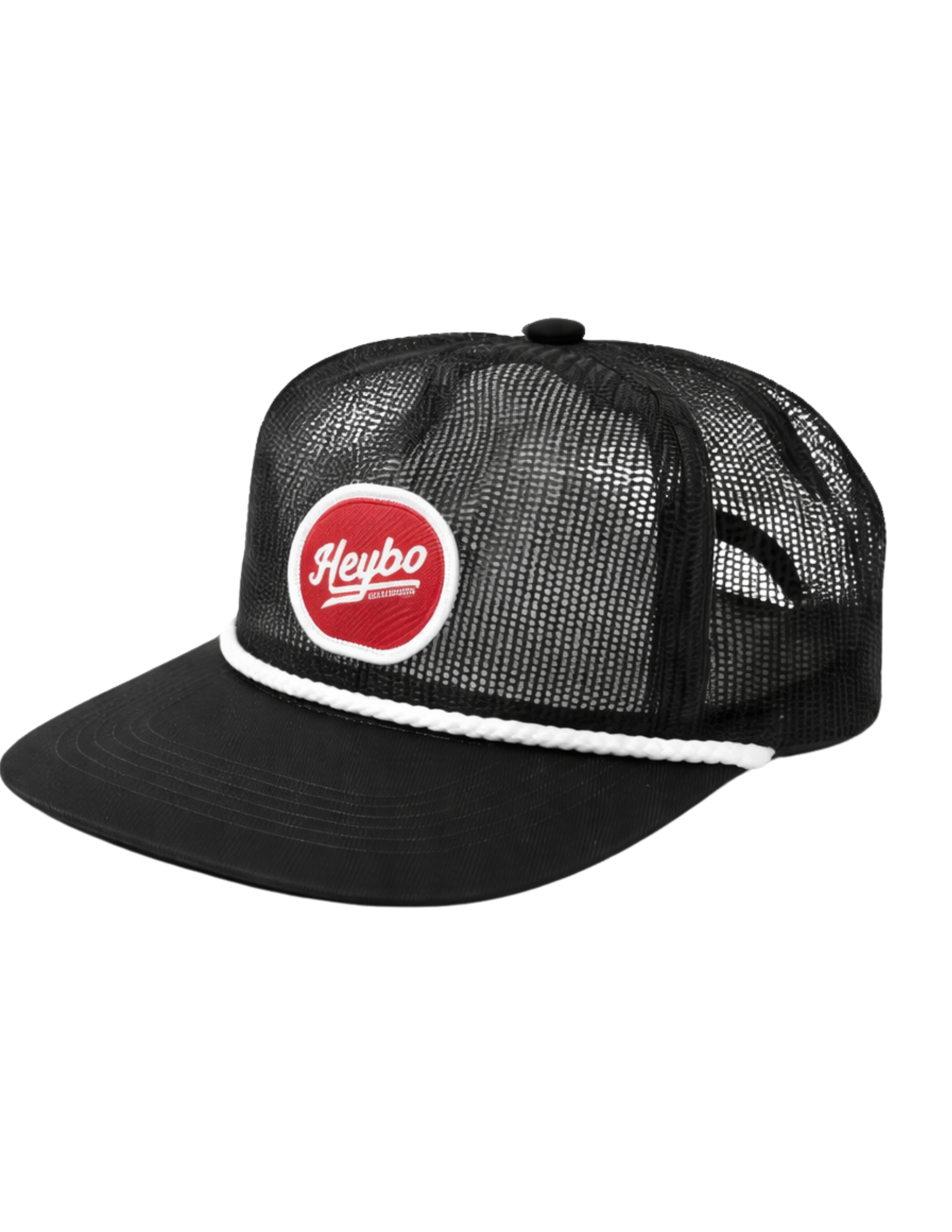 Vintage Label Full Mesh Rope Hat
