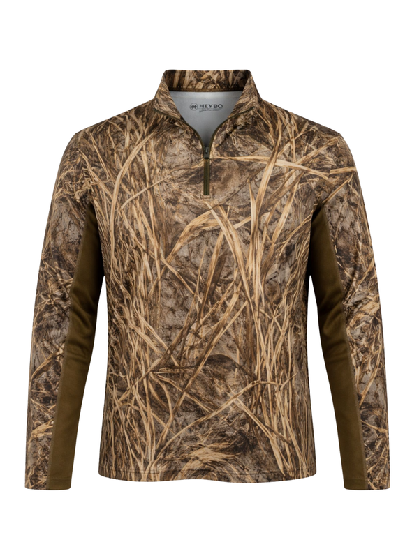 Wanderer 1/4 Zip: Realtree Max 7