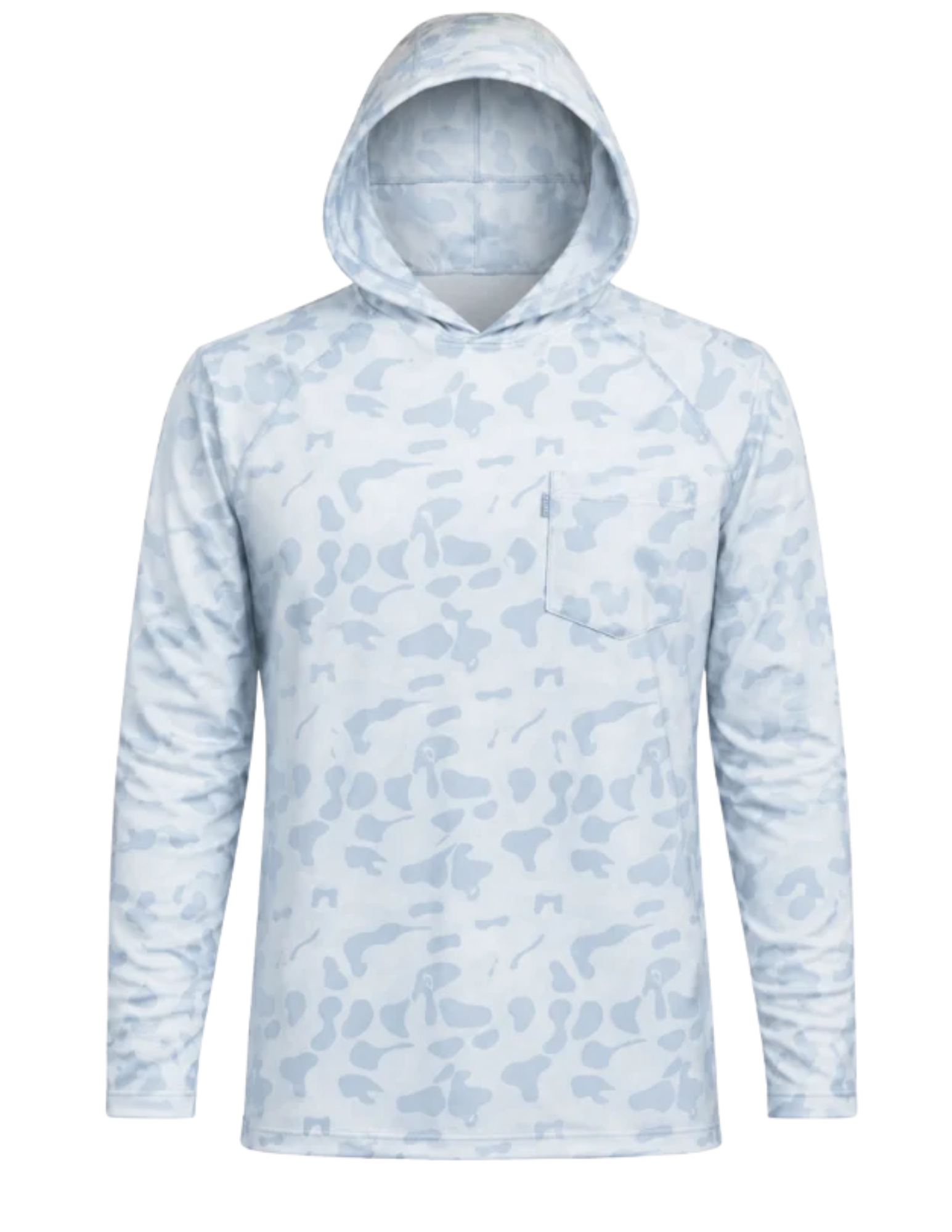 Oceanside Hoodie: Heybo Traditions Camo Blue