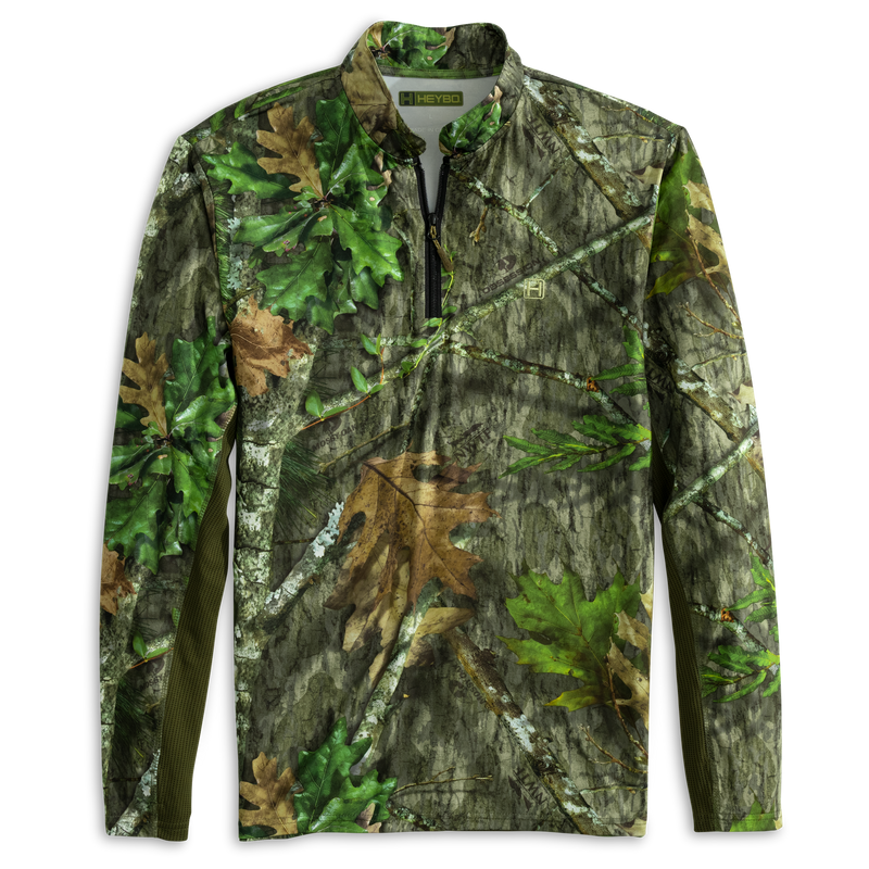The Wanderer 1/4 Zip: Mossy Oak Obsession Obsession / S