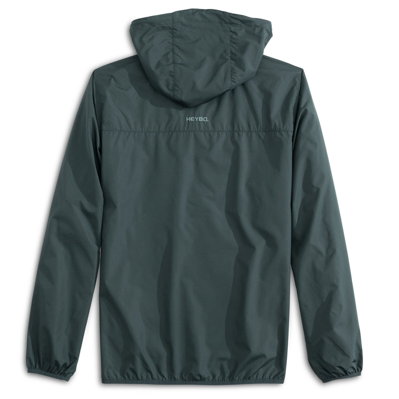 Leeward Hooded Jacket: Charcoal