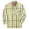 Thermal Plaid Jac Shirt: Sage/Khaki