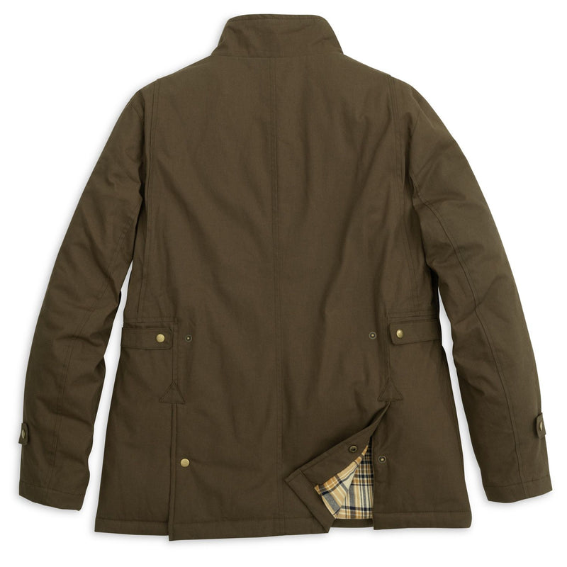 Ladies Moorland Waxed Jacket: Brown