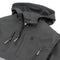 Heathered Hooded Landing Zone: Black